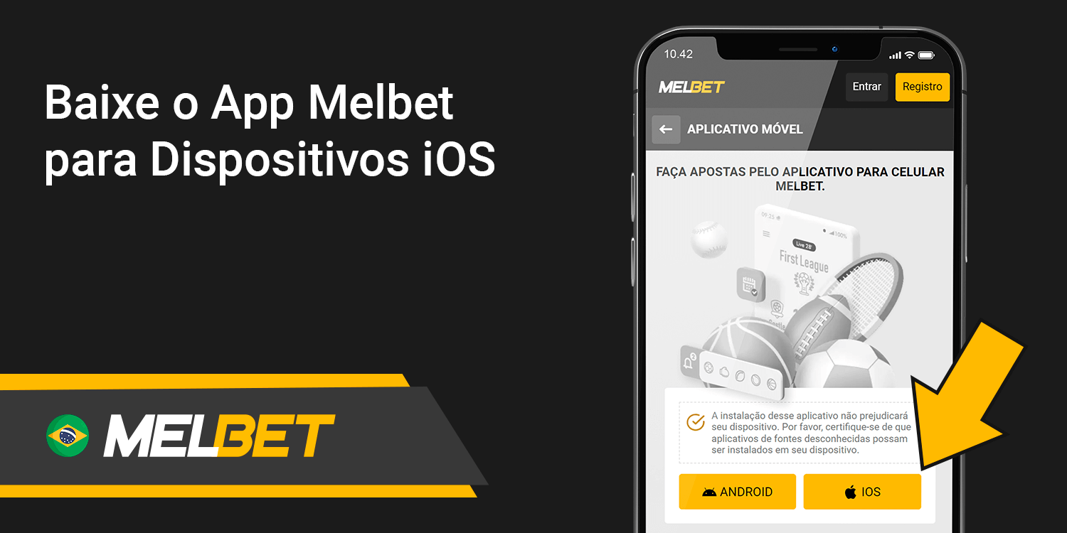 Baixe o App Melbet para Dispositivos iOS