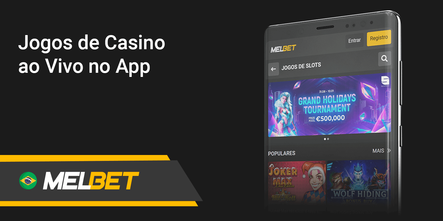 Jogos de Casino ao Vivo no App Melbet